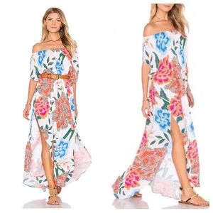 Mara Hoffman Arcadia Dashiki Floral Dress